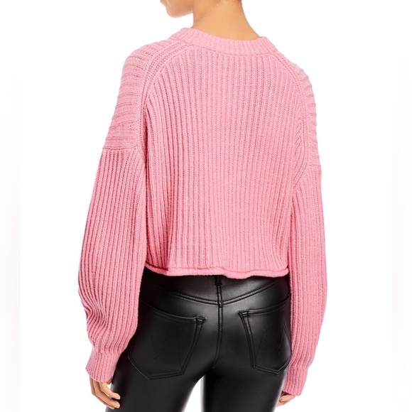 A.L.C. Lianne Sweater Pink Lady -
Ribbed Women's Sweater - Picture 4 of 11